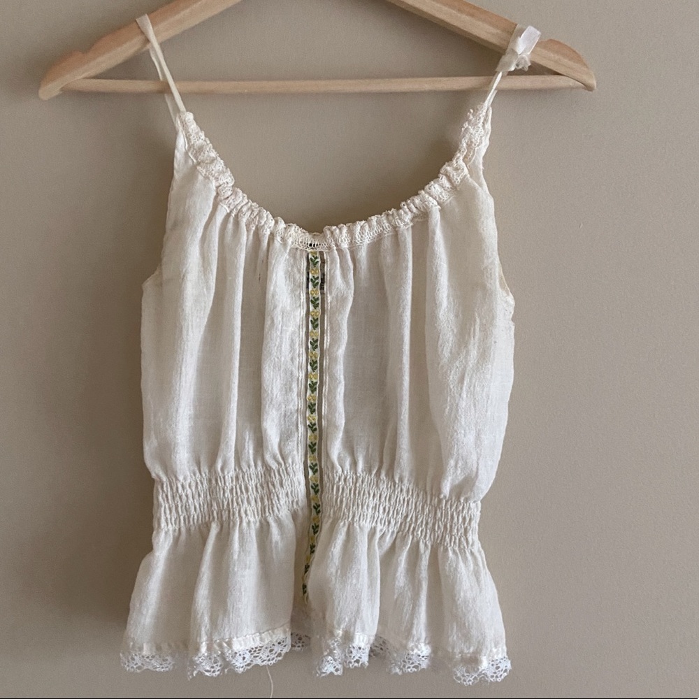 Vintage Ruffle Top